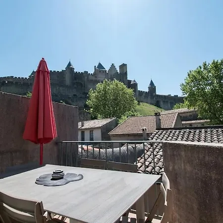 Le Saint Gimer - Vue Sur La Cite Medievale - Climatisation Apartment