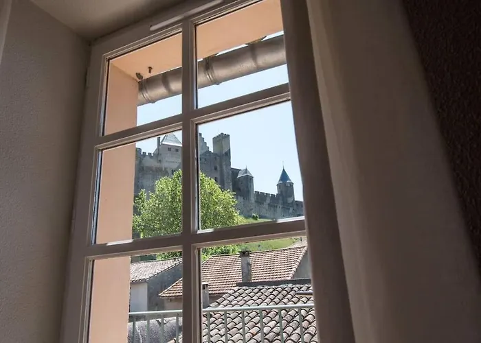 Le Saint Gimer - Vue Sur La Cite Medievale - Climatisation Apartament