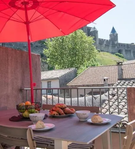 Le Saint Gimer - Vue Sur La Cite Medievale - Climatisation Apartament *